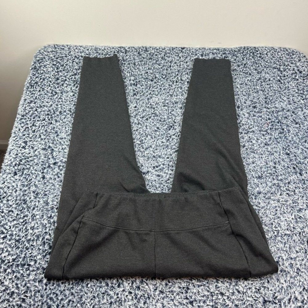 J JIll Ponte Leggings Womens Large Gray Viscose Stretch Pull on Casual